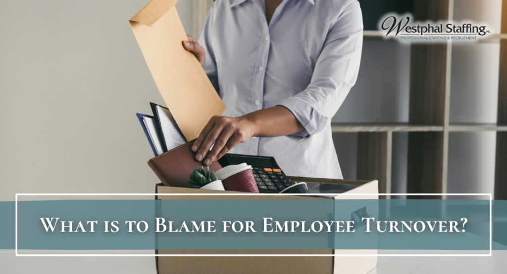 Business woman packing her office