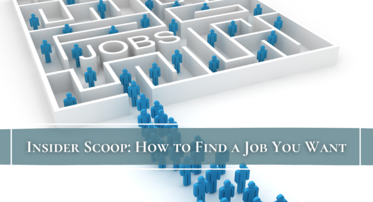 3D graphic of of a maze reading job and people going through it